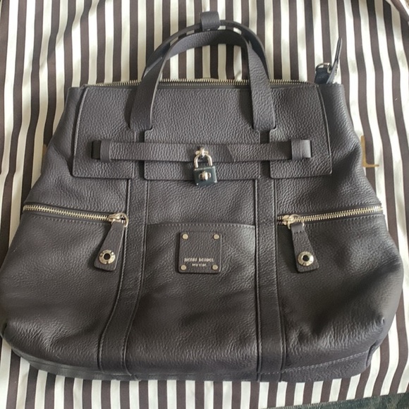 black leather jetsetter backpack Henri Bendel All Leather Jetsetter Convertible Backpack